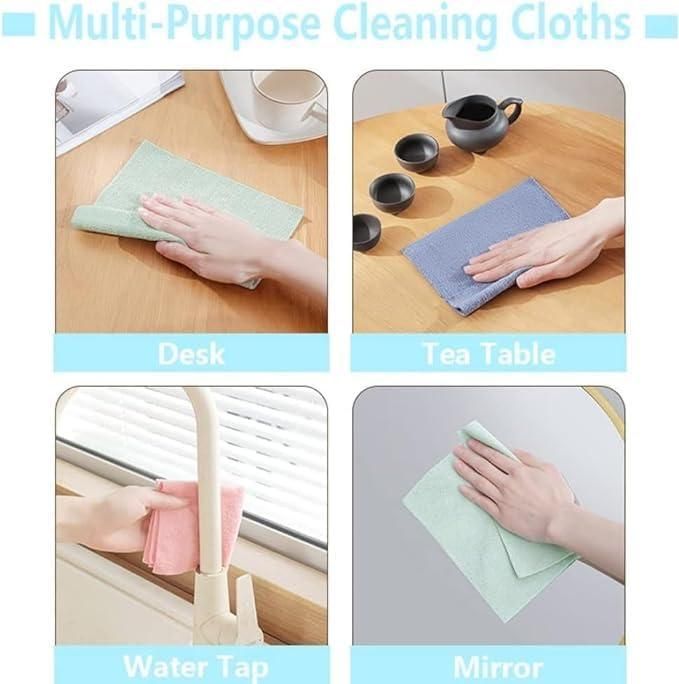 Microfiber Cleaning Cloth - 20 PCS (Pack of 1)