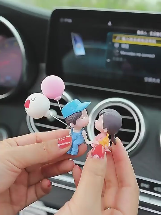 Couple Car Decoration Cute Cartoon Couples